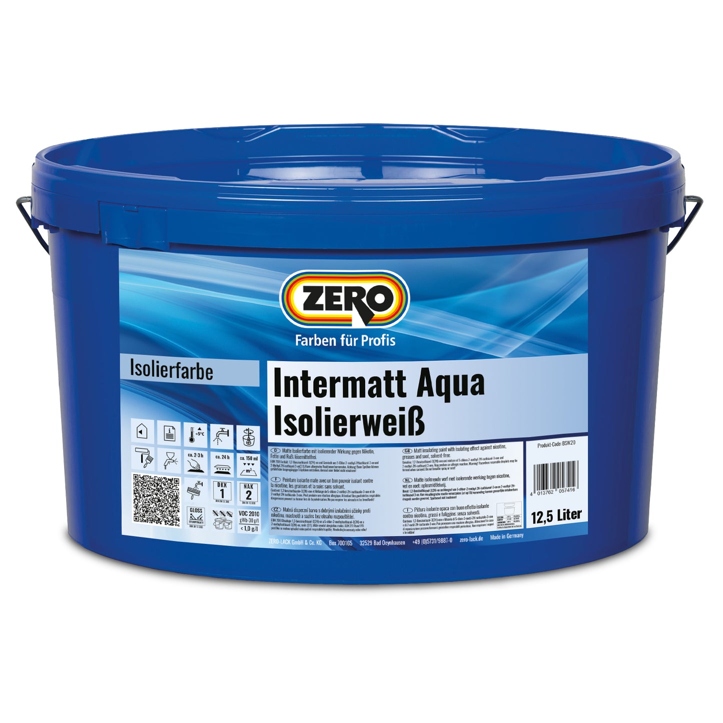 ZERO - Intermatt Aqua Isolerend Wit